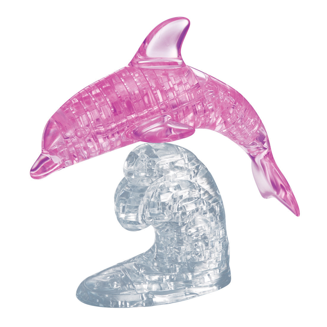 Dolphin (Pink) – 3D Crystal Puzzle - Main Image
