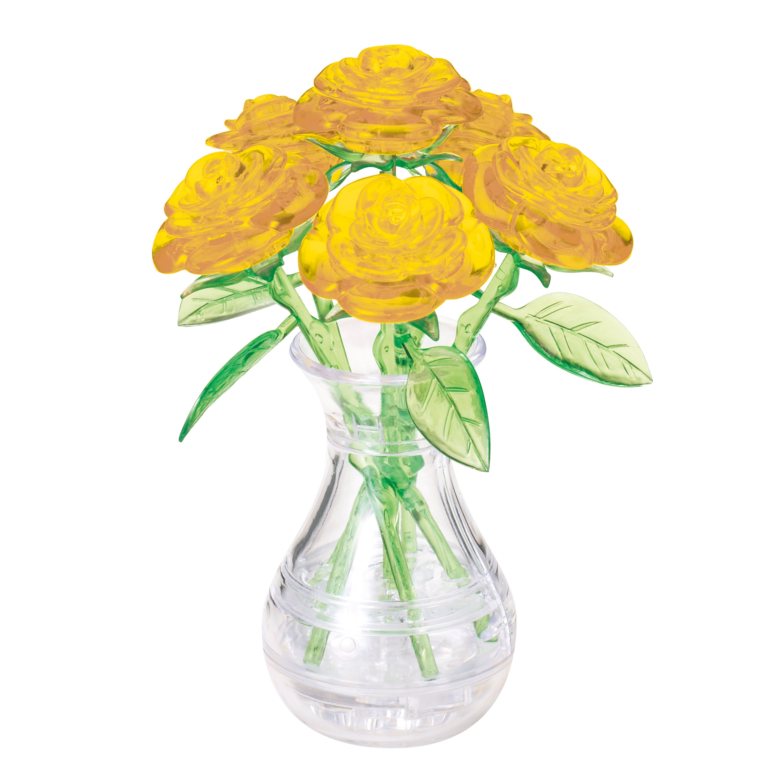 Six Roses (Yellow) – 3D Crystal Puzzle