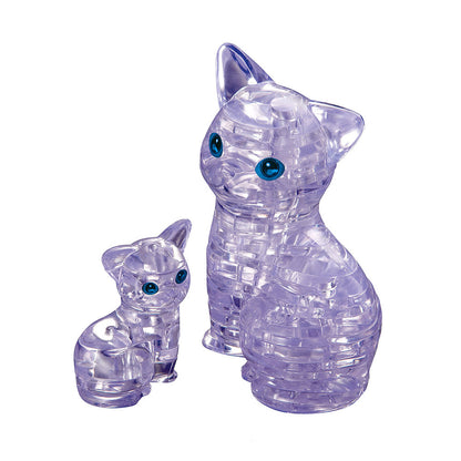 Cat & Kitten (Clear)