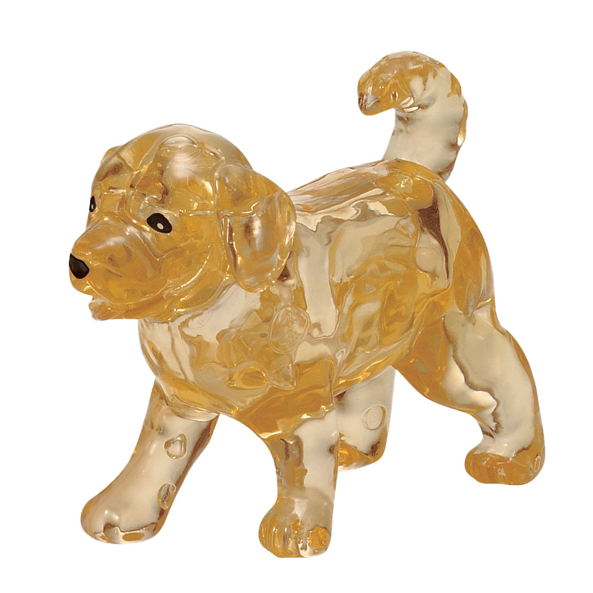 Golden Retriever & Puppy Dog – 3D Crystal Puzzle